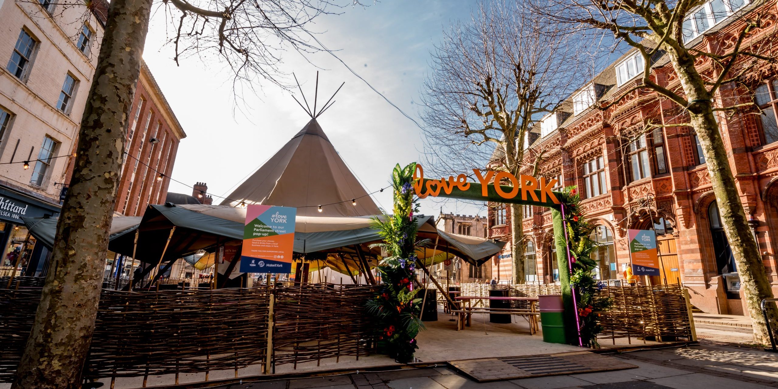 The Love York tipi will make way for the EPIC THOR’s tipi this June